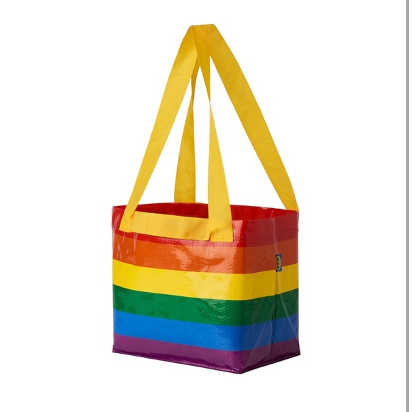 2 Small Rainbow IKEA Bags Pride - Picture 3 of 6